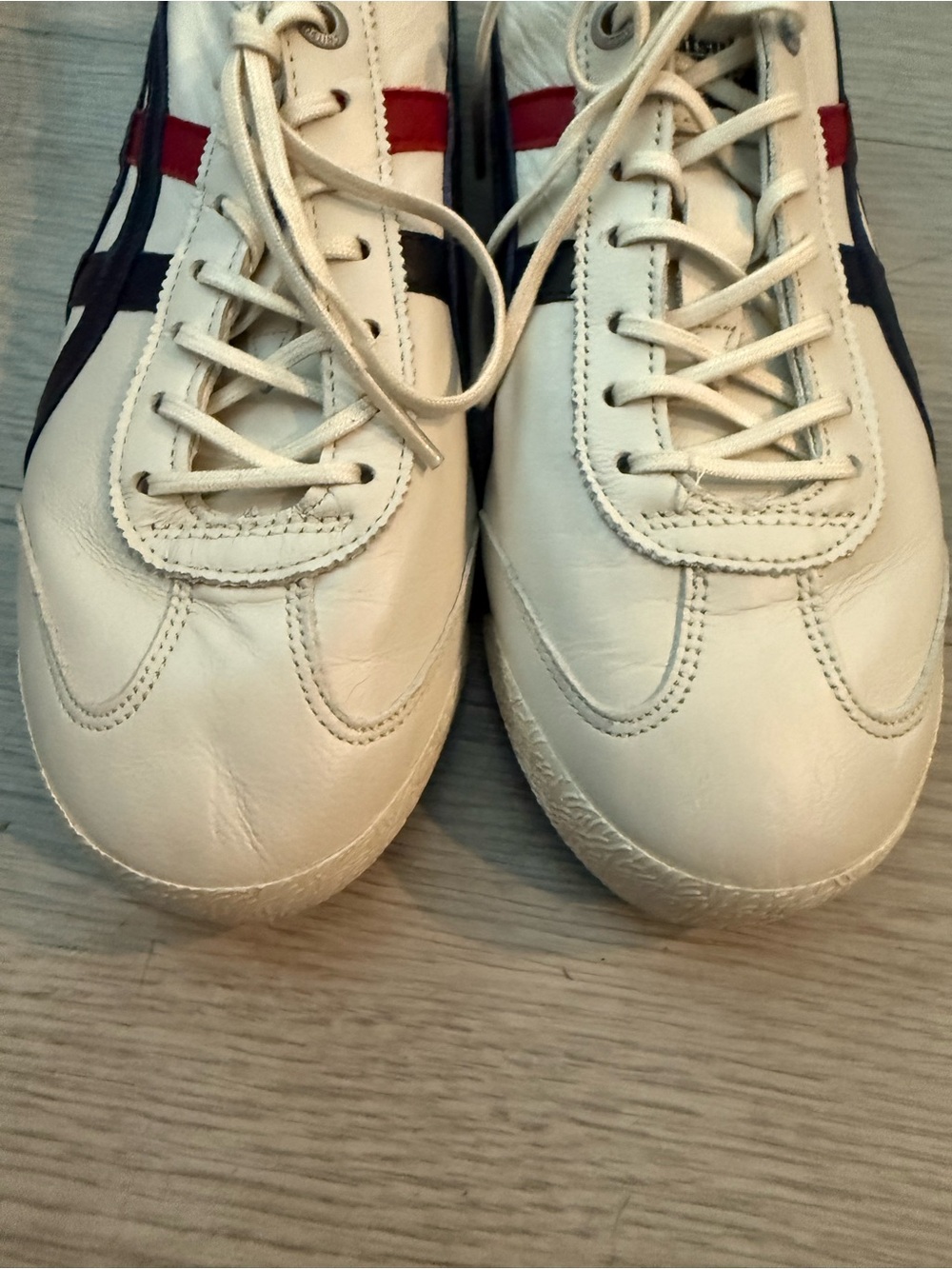 Onitsuka Tiger Japan MEXICO 66 SD 1183A872 CREAM/PEACOAT Sz 6M 8W - Picture 4 of 7